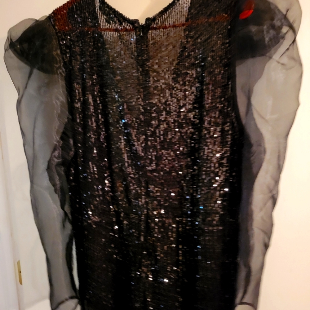 Black eloquii sparkly jumpsuit